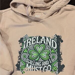 Tek Gear Sand Ireland Graphic Hoodie